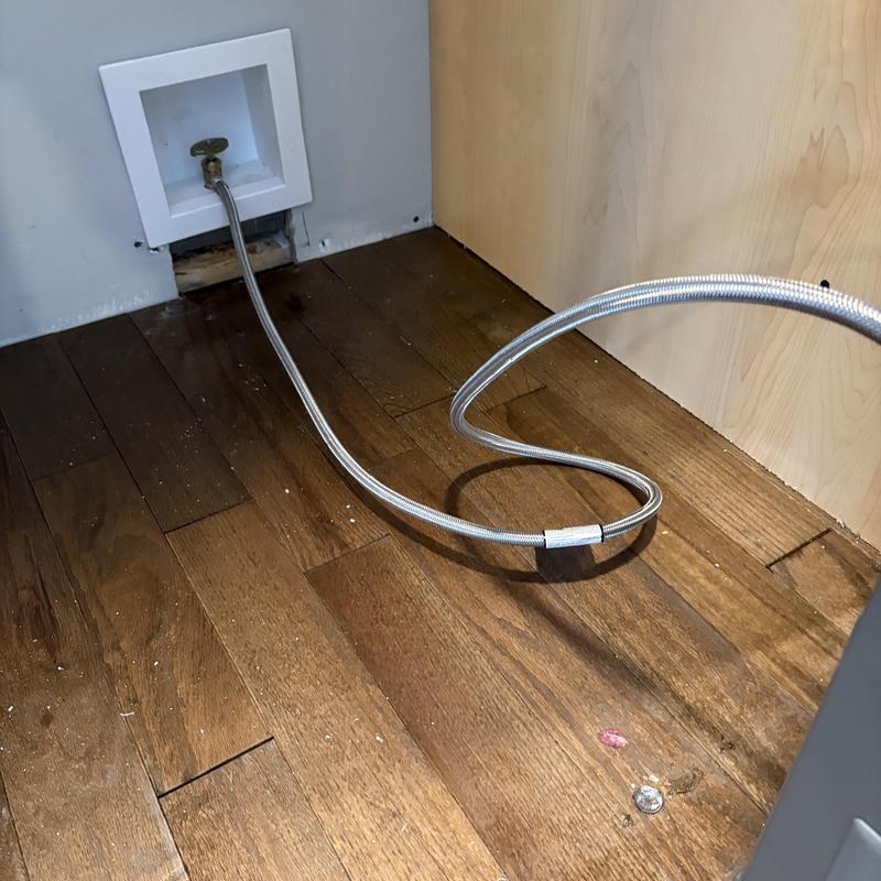 Icemaker shutoff valve replacement in wall box