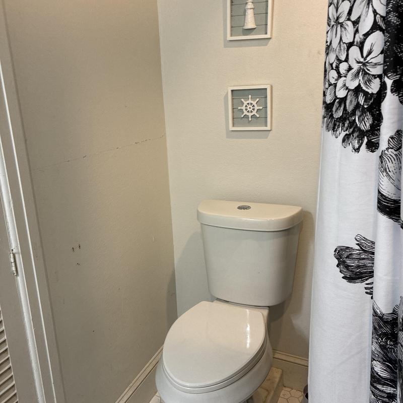 Toilet replacement with new wax ring and supply lines