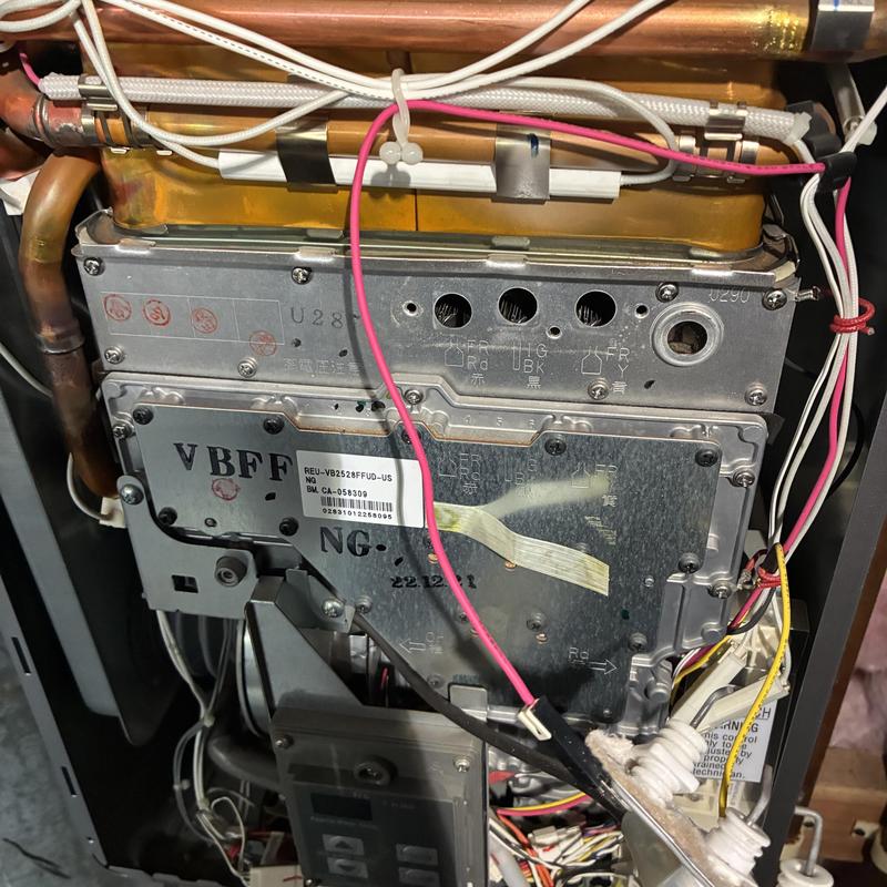 Rinnai tankless water heater descaling service