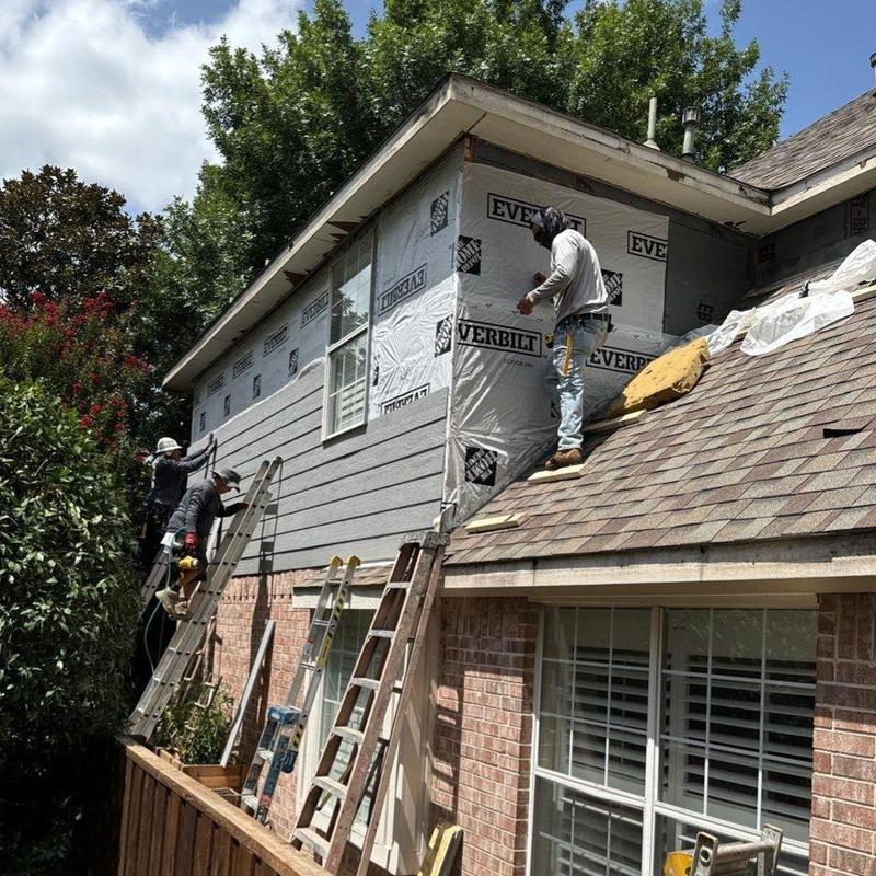LP SmartSide siding and trim installation in McKinney TX