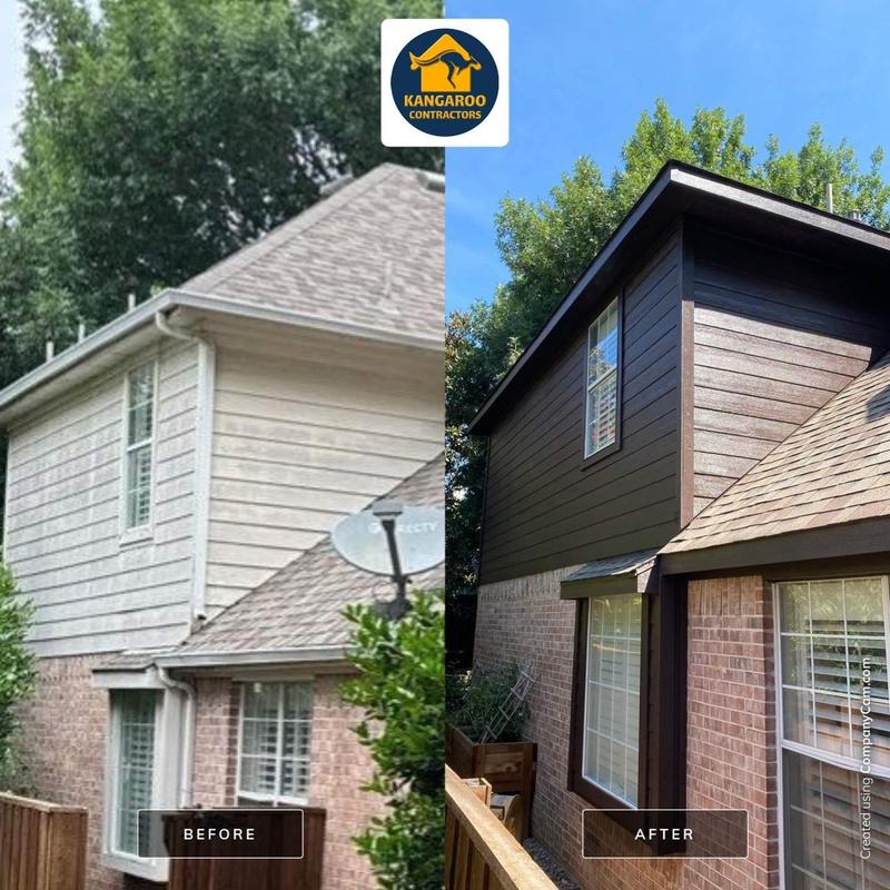LP SmartSide siding and trim with paint finish