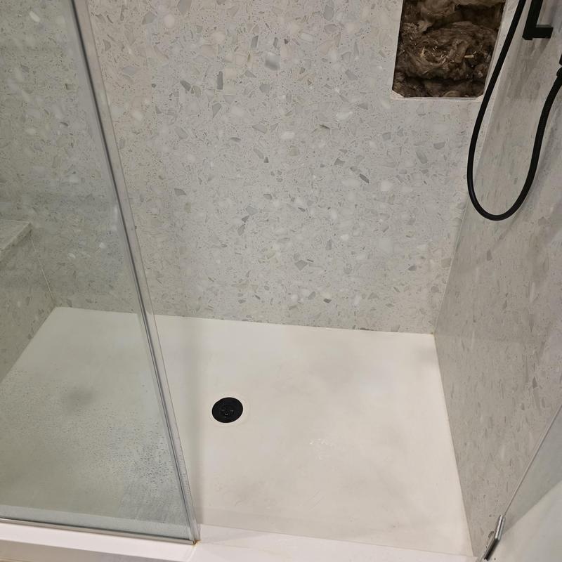 Delta mixing valve with diverter and handheld slide bar