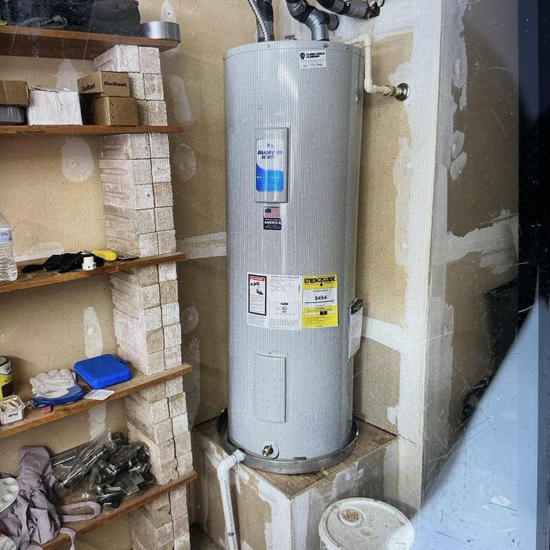 Regal electrical water heater with code upgrades