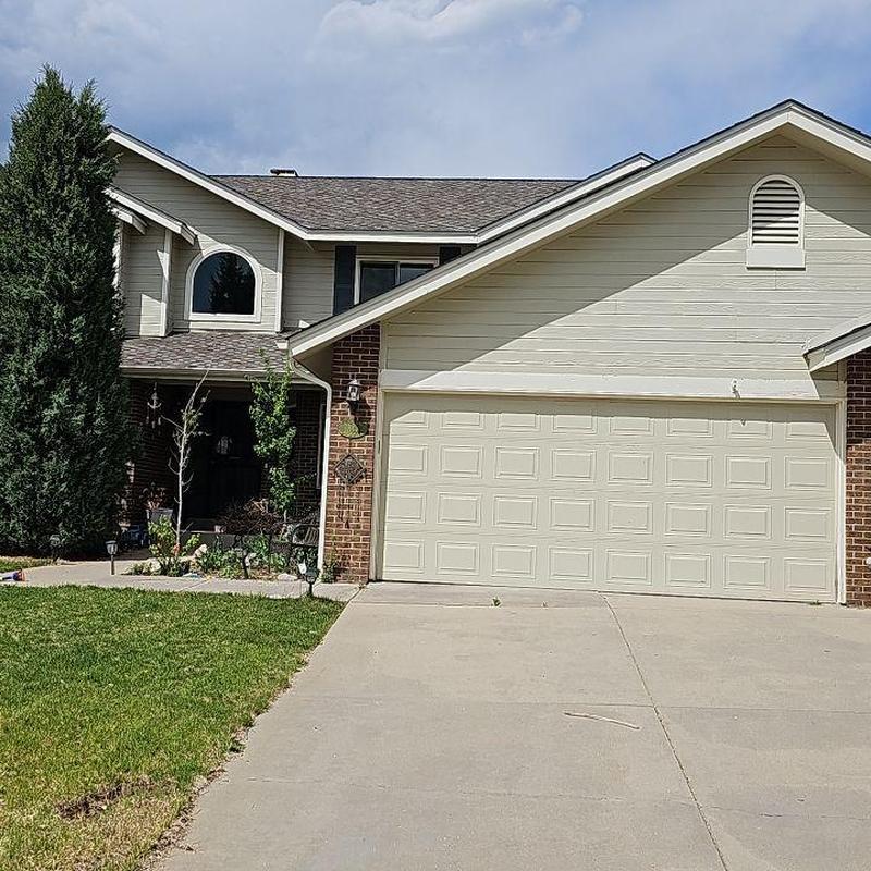 Shingle roof hail damage inspection on residential home Shingle roof hail damage inspection on residential home