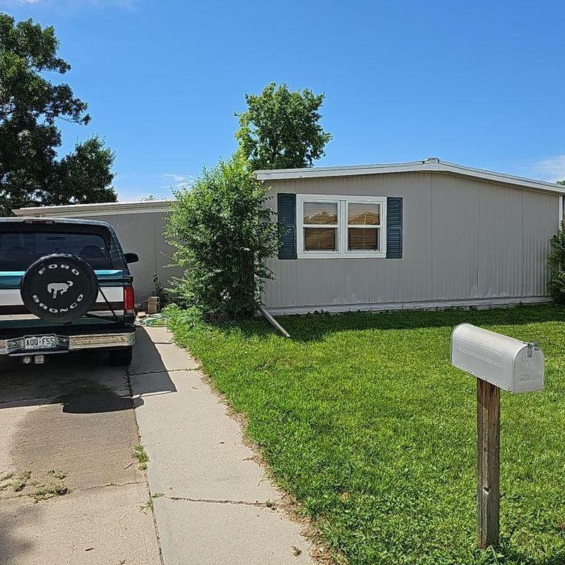 Flat roof hail damage on modular home in Dacono Flat roof hail damage on modular home in Dacono