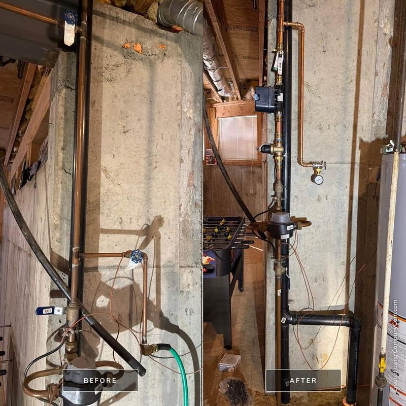 MOENFLO smart water meter and PRV installation