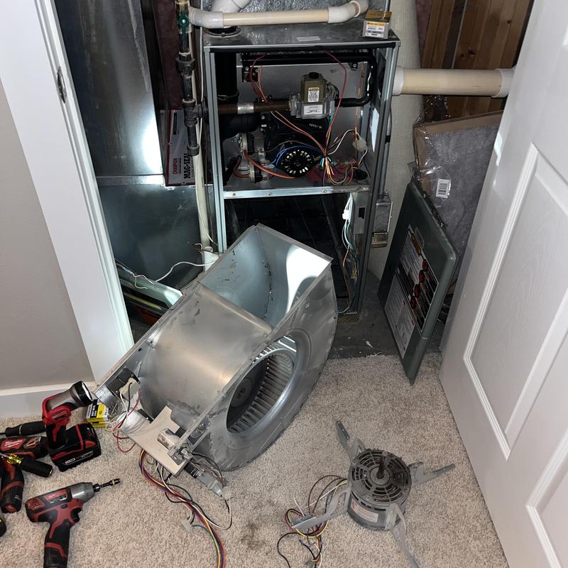 Rheem gas furnace blower motor installation tools