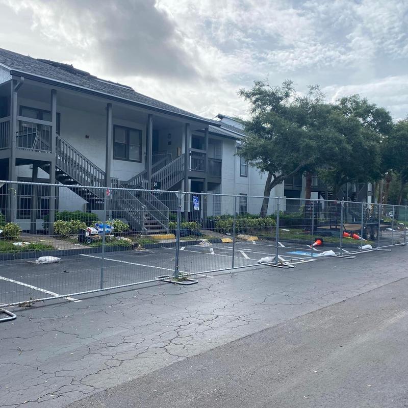 Asphalt shingle roof on apartment complex in Marietta