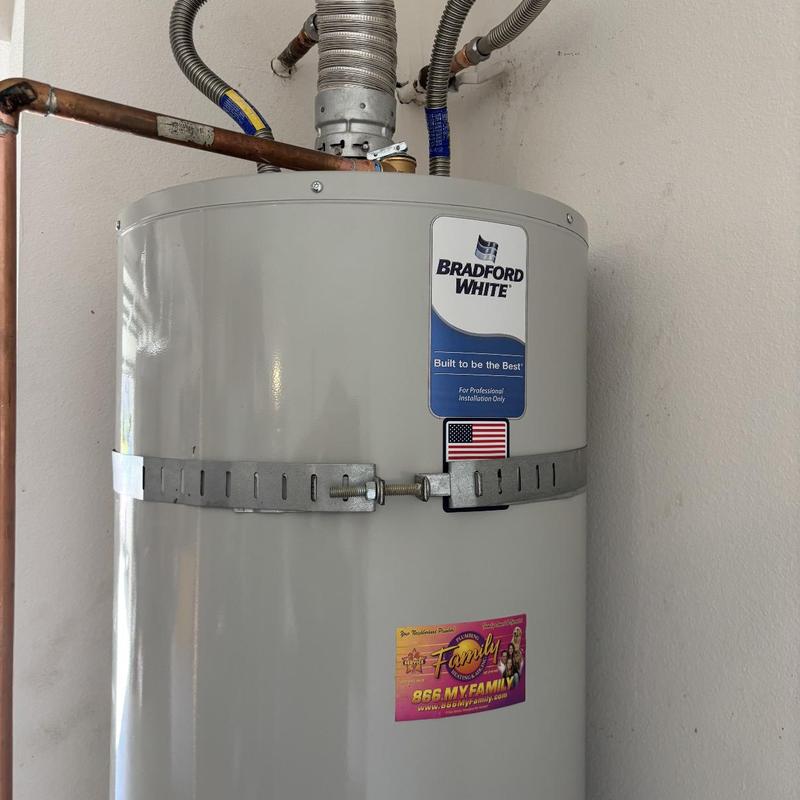 Bradford White 50 Gallon Water Heater with flex lines