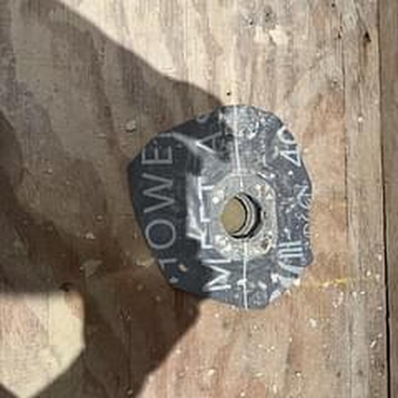 Shower drain and pan liner installation on plywood floor