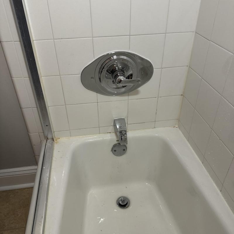 MOEN Delta tub and shower valve with remodel plate