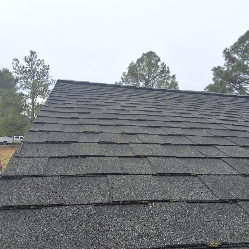 Atlas Pinnacle Pristine Pewter roof shingles close-up