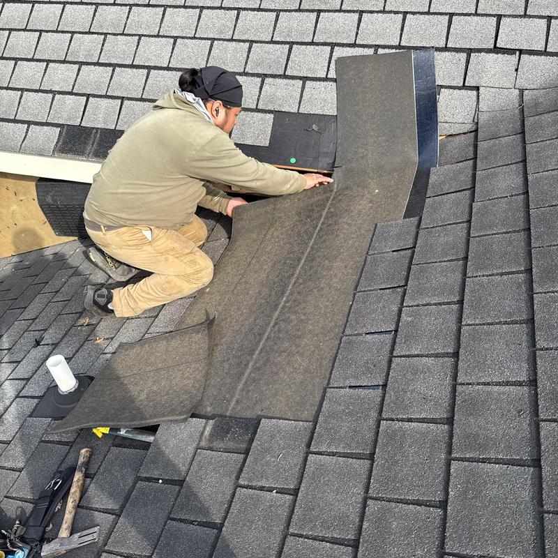 GAF Slateline roof valley underlayment installation