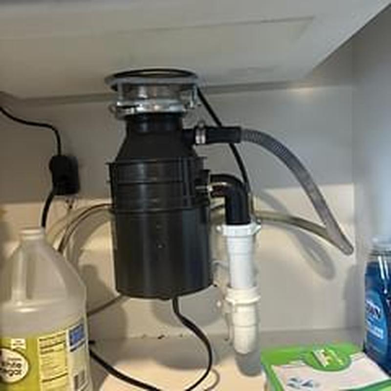 Badger 5 garbage disposer installation under sink