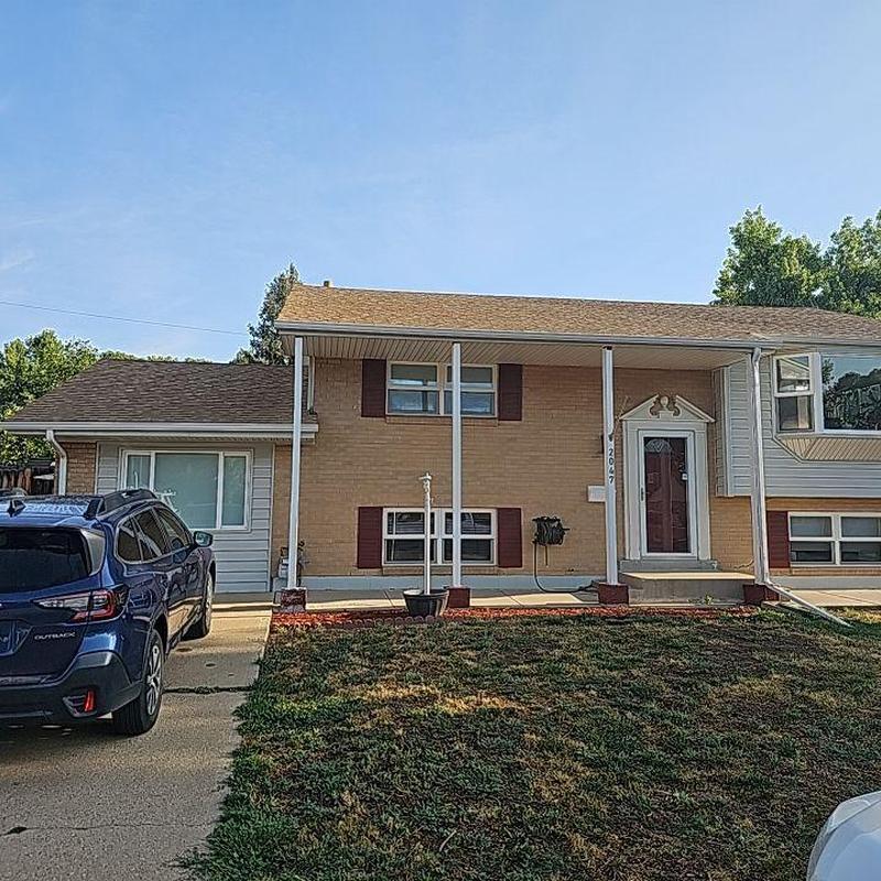 Shingle roof hail damage inspection on residential home Shingle roof hail damage inspection on residential home