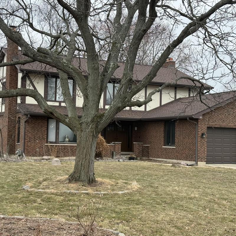 James Hardie siding with gutters and fascia in Prospect Hts