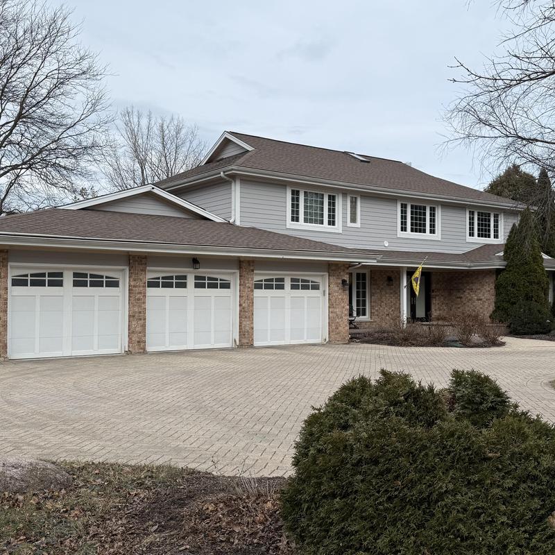 James Hardie siding with soffit and fascia installation