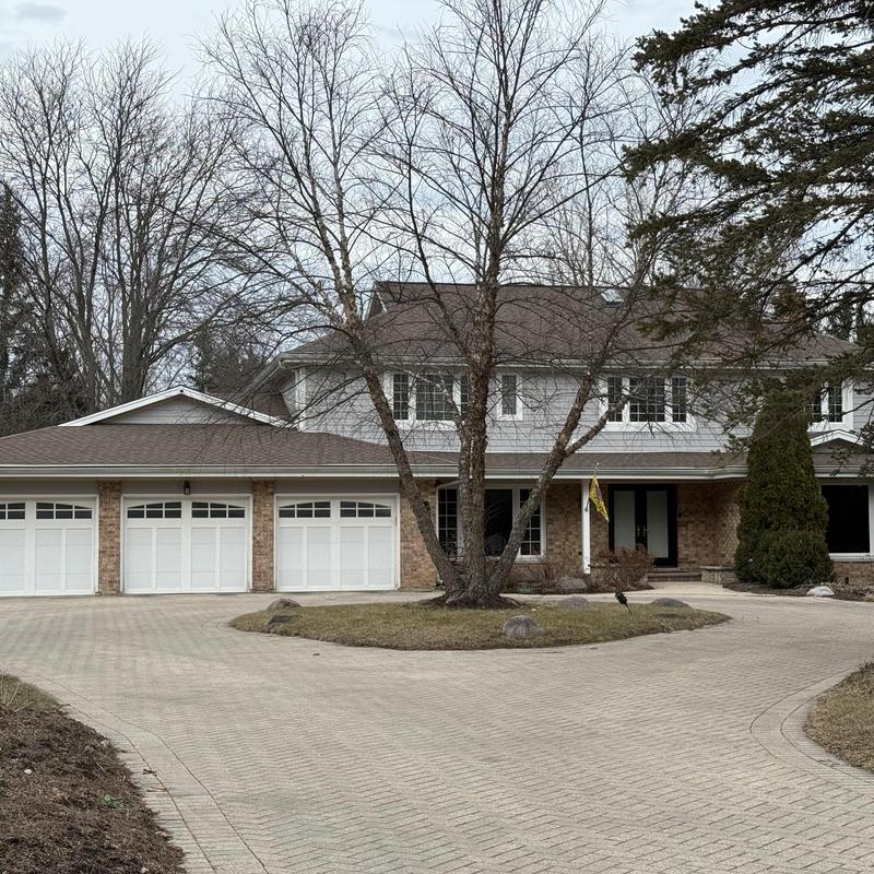 James Hardie siding and soffit on residential home