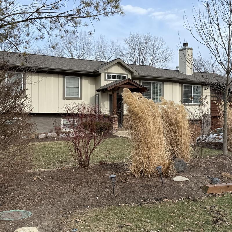 James Hardie siding with soffit and fascia in Libertyville