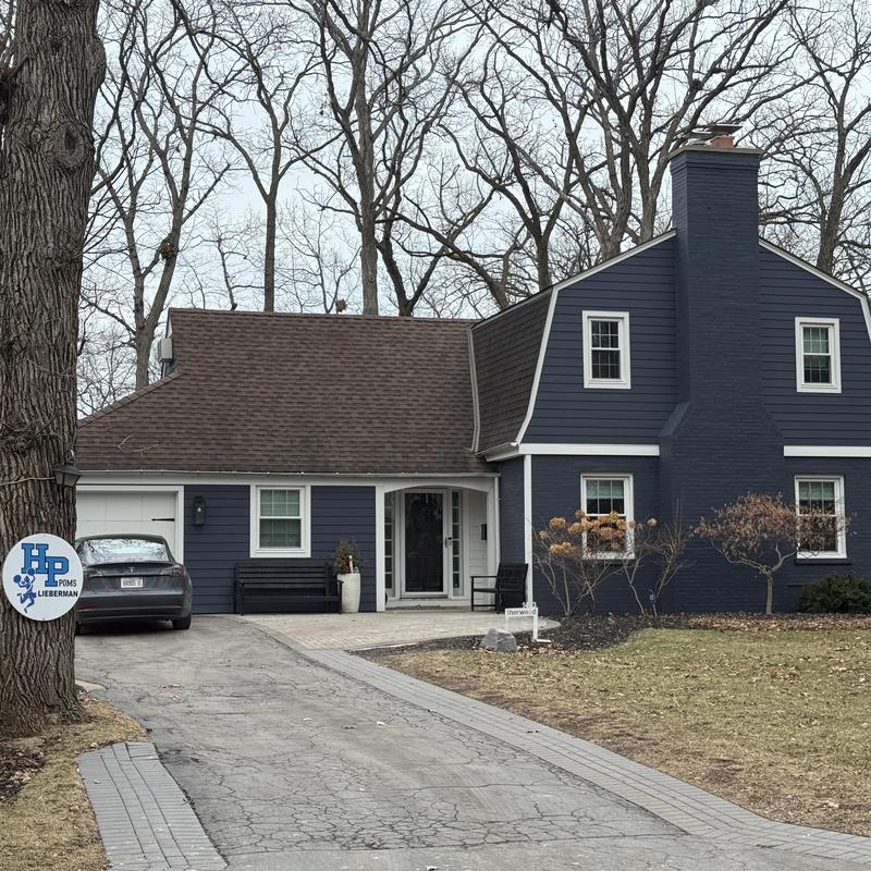 James Hardie siding and windows on residential home