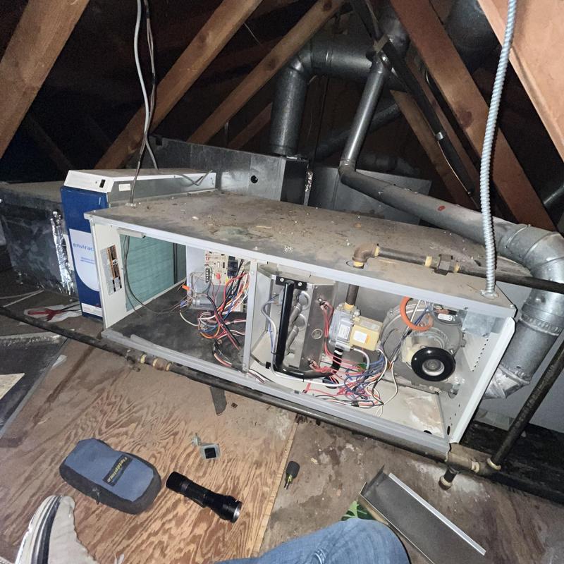 Lennox furnace gas control valve and board replacement