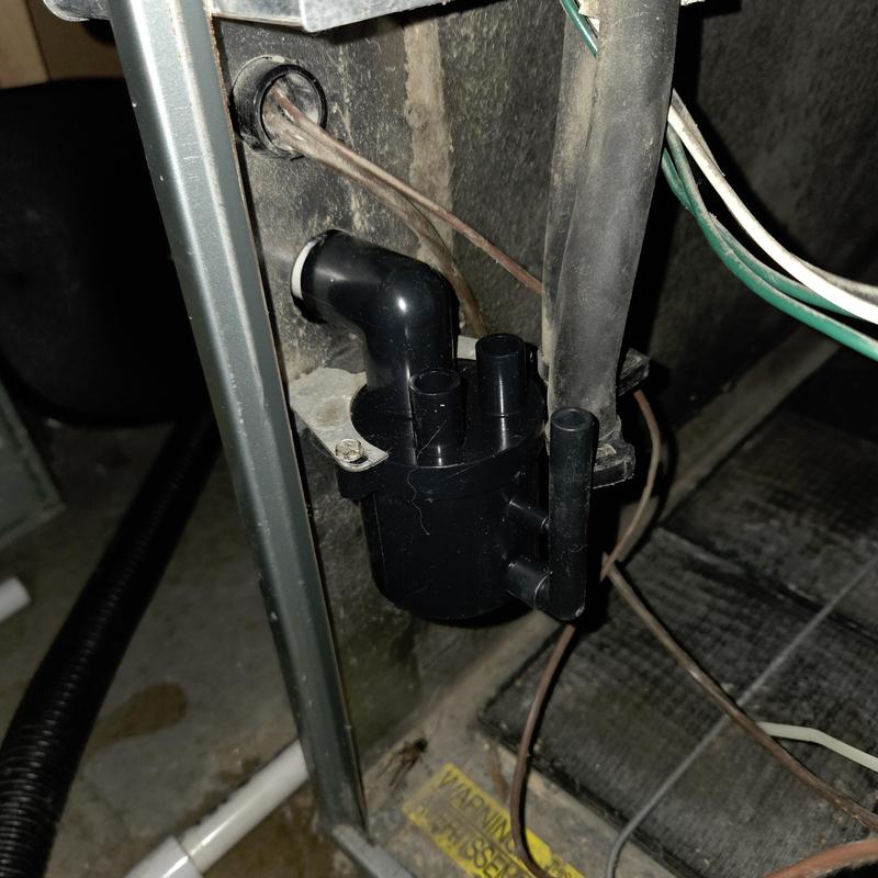 Rheem gas furnace drain trap and wiring components