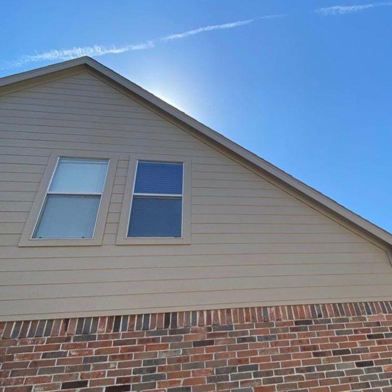 LP SmartSide siding and trim with window flashing in McKinney