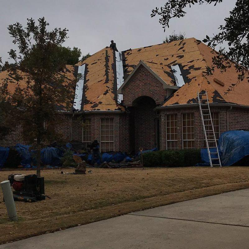 Roof decking replacement with felt removal in McKinney TX Roof decking replacement with felt removal in McKinney TX