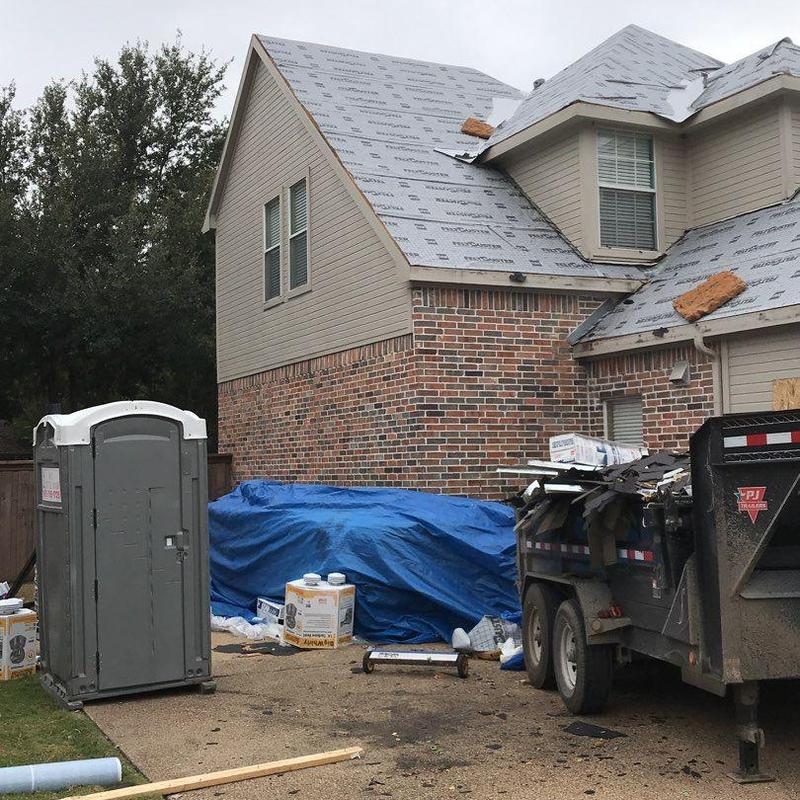 Roof underlayment installation on McKinney home Roof underlayment installation on McKinney home