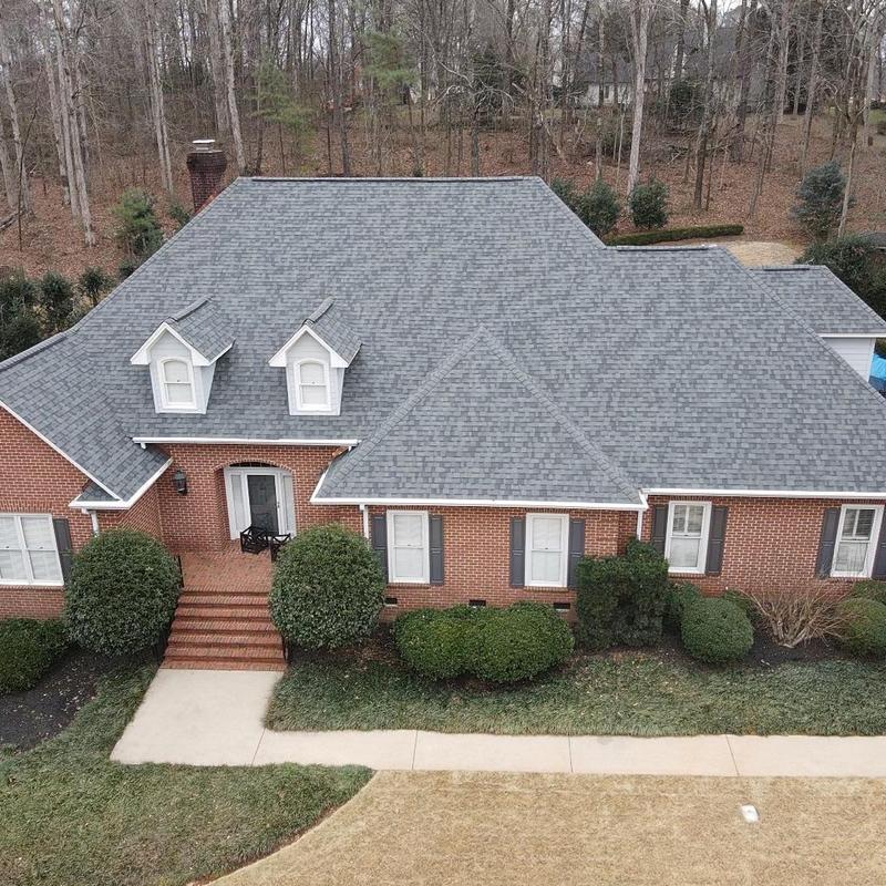 Owens Corning Duration shingle roof with copper valleys Owens Corning Duration shingle roof with copper valleys