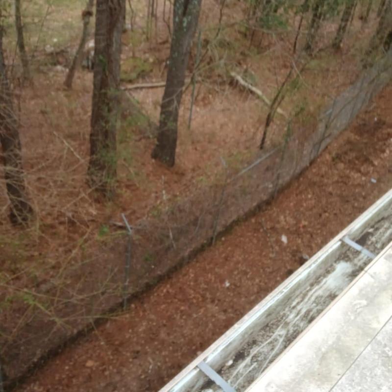 Commercial gutters cleared of leaves and debris