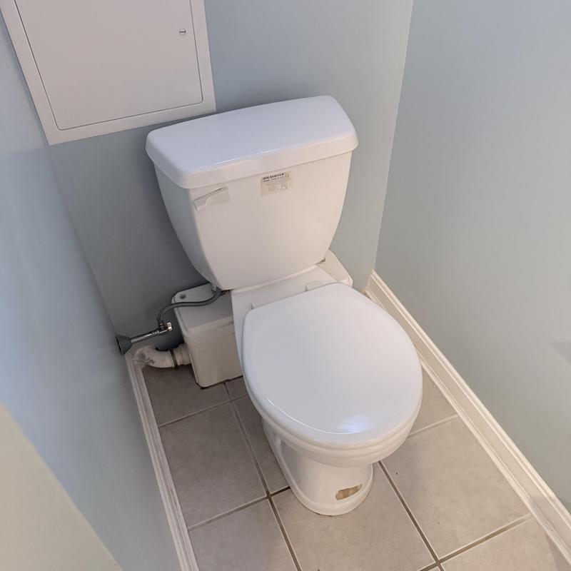Toilet and sani flow clearing with debris removal Toilet and sani flow clearing with debris removal
