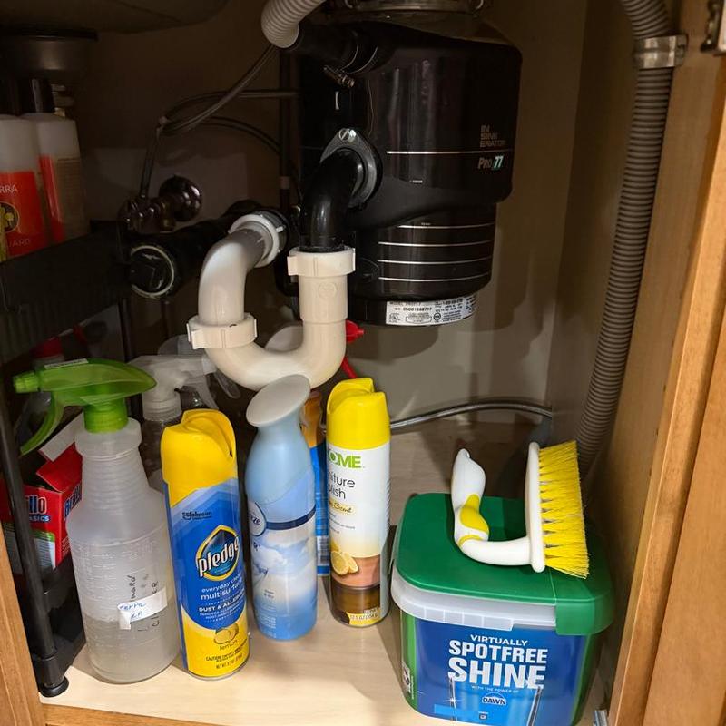 Garbage disposal and dishwasher drain line installation