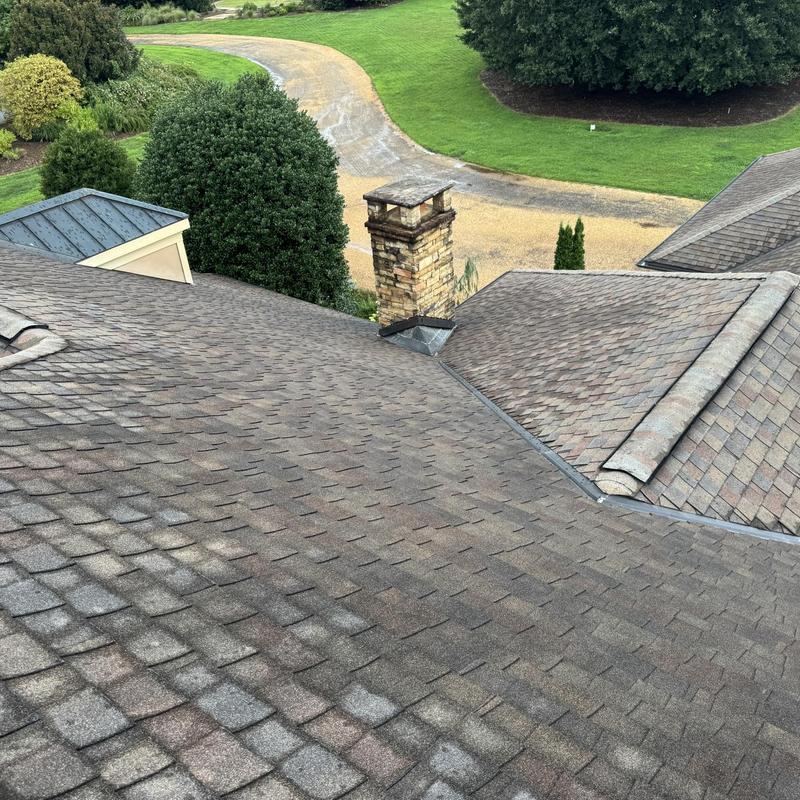 Certainteed Landmark Pro shingle roof with copper flashing Certainteed Landmark Pro shingle roof with copper flashing