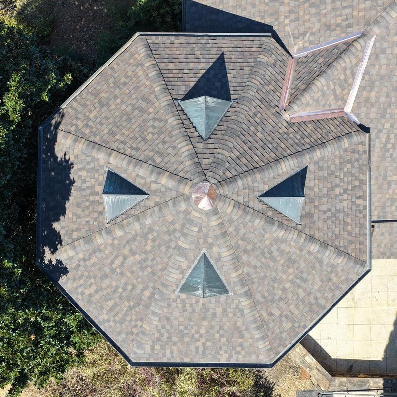 CertainTeed Landmark Pro shingle roof with copper valleys CertainTeed Landmark Pro shingle roof with copper valleys