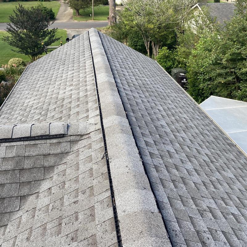 IKO Dynasty architectural shingle roof with ridge cap IKO Dynasty architectural shingle roof with ridge cap