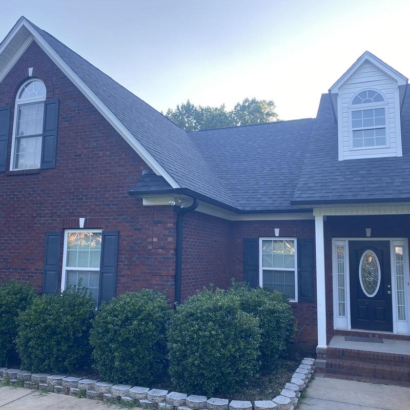 IKO Dynasty shingles roof with new fascia and gutters IKO Dynasty shingles roof with new fascia and gutters