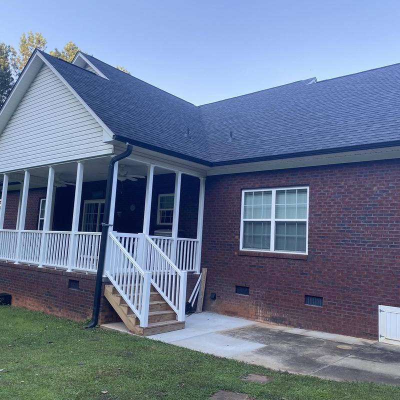 IKO Dynasty shingle roof with fascia and gutters, Rock Hill IKO Dynasty shingle roof with fascia and gutters, Rock Hill