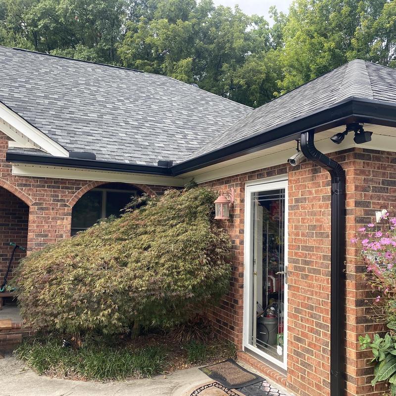 IKO Dynasty shingle roof with new gutters and fascia IKO Dynasty shingle roof with new gutters and fascia