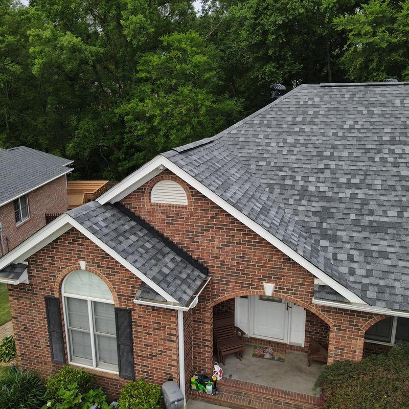 IKO Dynasty shingle roof with new fascia and gutters IKO Dynasty shingle roof with new fascia and gutters