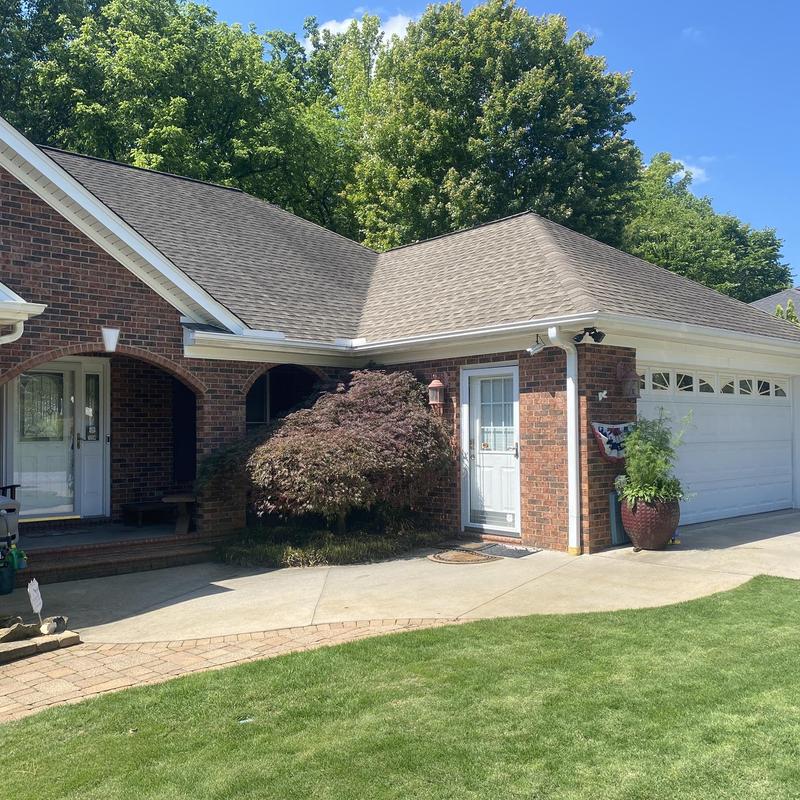 IKO Dynasty shingle roof with new fascia and gutters IKO Dynasty shingle roof with new fascia and gutters
