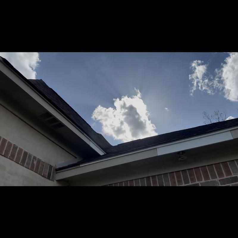 Wood fascia boards replacement on residential roof edge