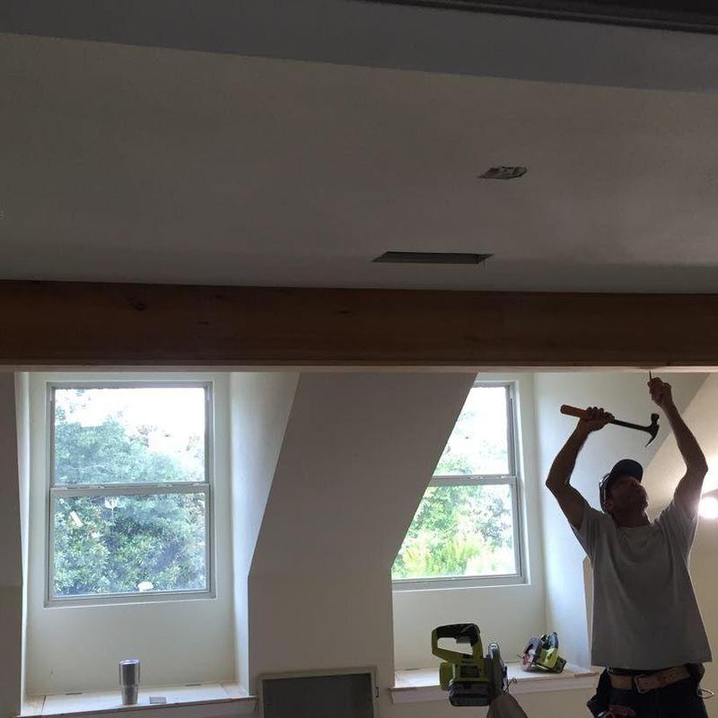 Dormer windows installation with interior drywall and trim