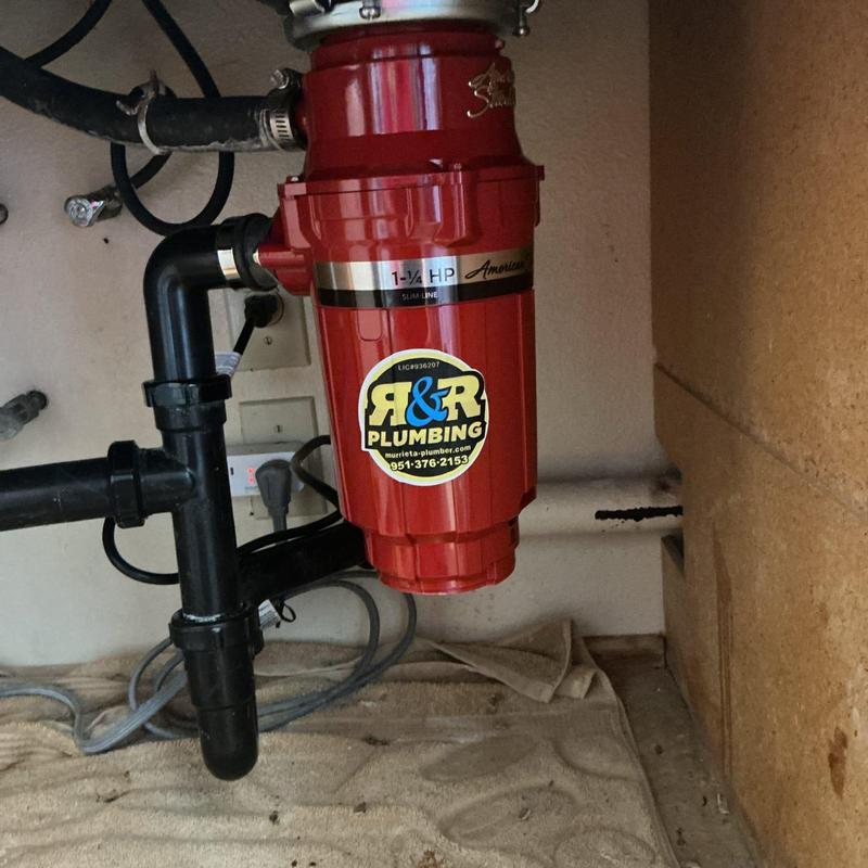 American Standard garbage disposal under sink installation