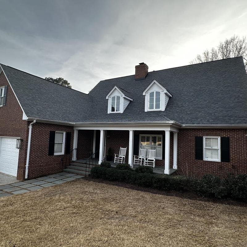 Owens Corning Oakridge Estate Gray shingle roof installation Owens Corning Oakridge Estate Gray shingle roof installation