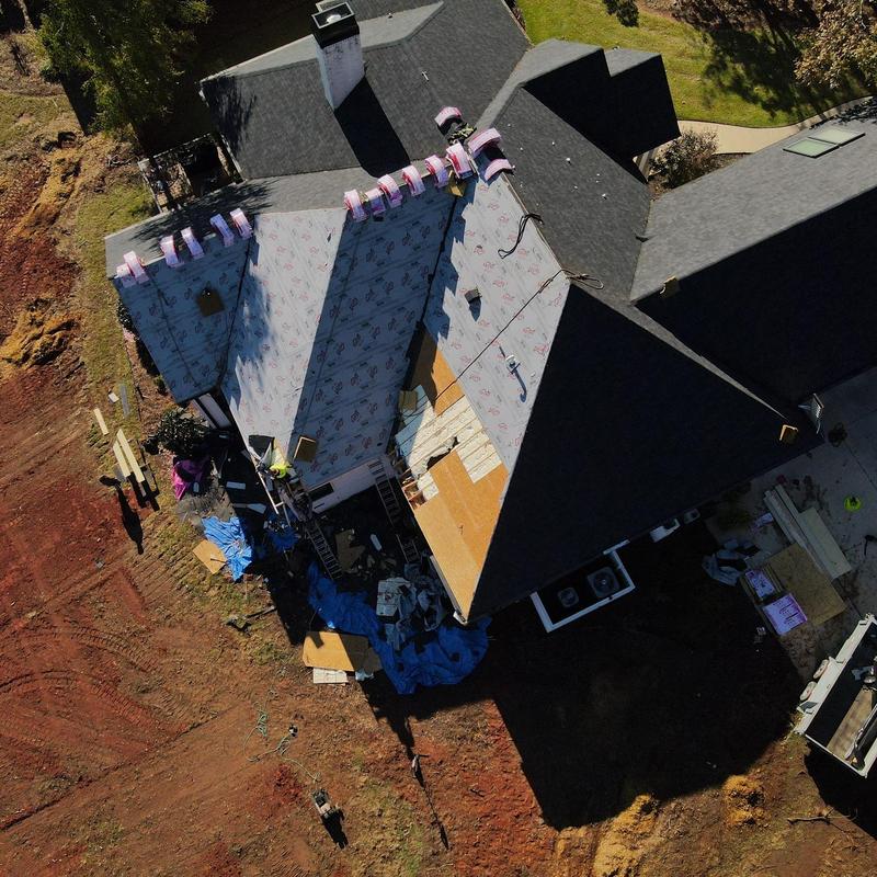 Owens Corning Oakridge Onyx Black shingles installation Owens Corning Oakridge Onyx Black shingles installation