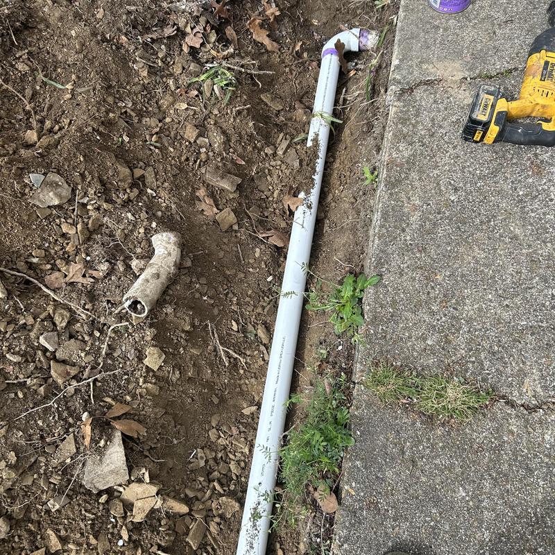 Kitchen sink PVC drain pipe connection to septic system Kitchen sink PVC drain pipe connection to septic system