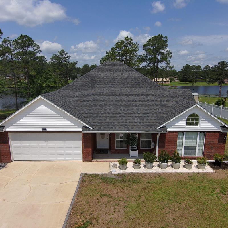 Owens Corning shingle roof with new installation