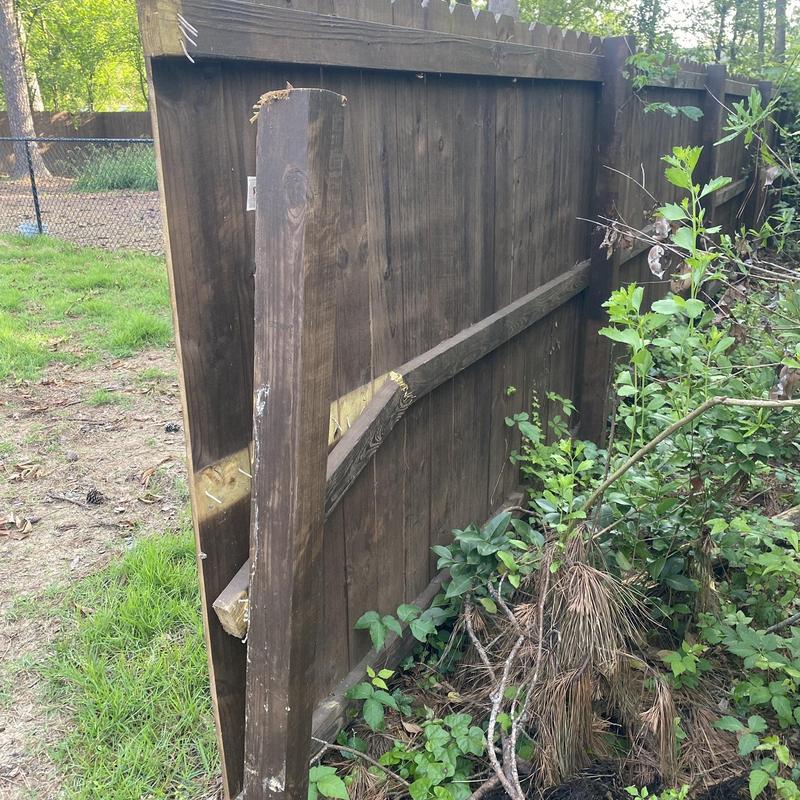 Wooden fence gate with diagonal support and post Wooden fence gate with diagonal support and post