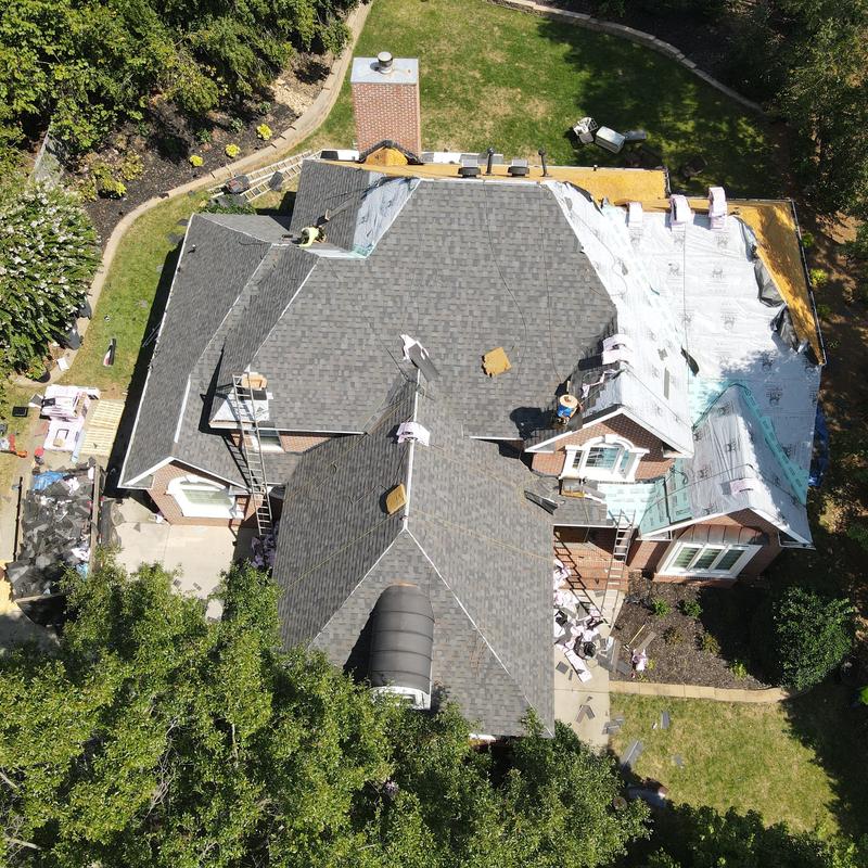 Owens Corning Duration Williamsburg Gray shingle installation Owens Corning Duration Williamsburg Gray shingle installation